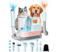 Petgugu Aspirador Pelos Mascotas 7 en 1 con Cepillo Aspirador para Perros y Gatos, Silencioso,Depósito de 2,5 L,3 Niveles de Succión,Elimina El 99 % Del Pelo