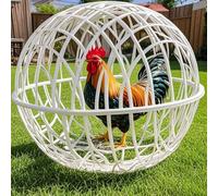 Pethouse con cámara de 7.8 pulgadas en forma de gallinero móvil, red para caminar conejo, cerdo, perro, depredación por lobos gatos, jaula para mascotas tragar, casas (A, talla única)