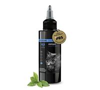 Peticare Gato Aceite de Cuidado Limpiador para Acaros del Oido y Anti-Parasitos - Gotas de Tratamiento, Limpia Eficazmente Orejas, Detiene Otitis Parasitaria - petCat Health 3011