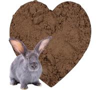 Petigi Arena para escarbar para conejos, 25 kg, para cajas de arena de conejos, liebres, chinchillas, adecuada para patas sensibles, libre de aditivos químicos y contaminantes, sin arcilla