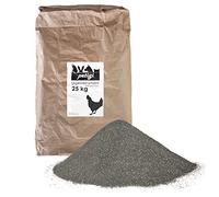 Petigi Harina de Roca Primaria Baño de Polvo Harina de Piedra para Gallinas Zeolith Zeolita Alternativa a la Tierra de diatomeas Diabas Polvo Selección Gallinero, Cantidad:25 kg