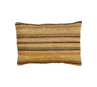 PETIT ALO Cojín Decorativo Rectangular Efecto Yute de Rayas | Cojín para Exterior Terraza o Jardín 50x30 cm Marinero o Marrón