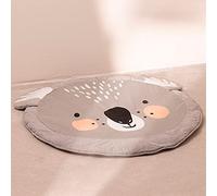 PETIT ALO Manta de Gateo Redonda para Bebé | Manta de Juego para Bebé Lavable, Habitación Infantil, Manta Gimnasio de Actividades (Koala)