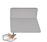 Petit Bac Litière Chien - Plateau Silicone Éducatif, Accessoire Animaux Portable, Bac Voyage Extérieur Voiture, Pratique Chiot et Chat, Facile Entretien, Résistant et Hygiénique, Solution Propreté Mai