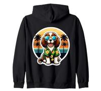 Petit Basset Griffon Vendéen Dueño de Perro Summer Vibes Vacaciones Sudadera con Capucha