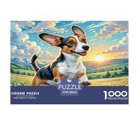 Petit Basset Griffon Vendéen Rompecabezas Imposible,desafío for Adults Juego Educativo 1000 Piezas Obra De Arte De Juego De para Adultos Y Niños 38x26cm/1000pcs