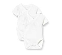 Petit Bateau 2 Bodies Naiss Mc Varian1m, Conjunto de ropa interior para bebés y niños pequeños Bebé-Niños, Blanco blanco, nacimiento