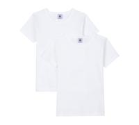 Petit Bateau A01FU, Camiseta de Manga Corta Niños (Pack de 2), Variante 1, 10 años