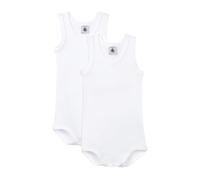 Petit Bateau A01T5, Body Sin Mangas Bebé-Niños (Pack de 2), Variante 1, 0-3 meses
