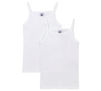 Petit Bateau A0AA6, Camisas de Tirantes Niñas (Pack de 2), Variante 1 (Nuevo), 14 años
