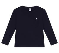 Petit Bateau Tee-Shirt Manches Longues En Côte Enfant 8A Azul