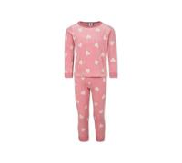 Petit Bateau A0BMD Pijamas De Manga Larga Niñas Rosewood/Marshmallow 2 Años