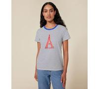 Petit Bateau A0BZY Camiseta De Manga Corta Mujer Marshmallow/Medieval M