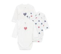 Petit Bateau A0CAS, Body de nacimiento de manga larga Bebé-Niños, Variante 1, 6 mois
