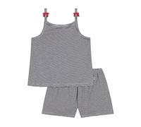 Petit Bateau A0CJX Pyjacourt, Bleu/Blanc, 6 ANS para Niñas