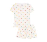 Petit Bateau A0CJZ, Pyjacourt Niñas, Blanco/Multicolor, 4 años