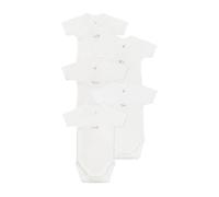 Petit Bateau A0CNP Body de Nacimiento de Manga Corta, Variante 1, 0-3 mois (Pack de 5) para Bebés