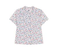 Petit Bateau A0CPU, Blusa de Manga Corta Niñas, Blanc/Multico, 12 ANS