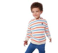 Petit Bateau A0CRN, Sudadera con Capucha Niños, Ecru/Multico, 4 ANS