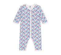 Petit Bateau A0CSO, Dormir bien sin pies Bebé-Niñas, Blanco/Multicolor, 24 meses
