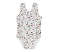 Petit Bateau A0CU9 Traje de baño de 1 Pieza, Blanc/Multico, 12 mois Bebita