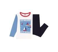 Petit Bateau A0CUP, Pijama Niños, Bleu/Multico, 2 ANS
