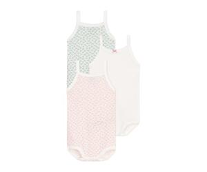 Petit Bateau A0CZF, Bodys con tiras Bebé-Niñas, Variante 1, 3 meses