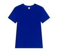Petit Bateau A0D3O Camiseta de Manga Corta, Azul, XS para Mujer