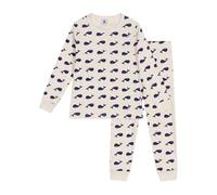 Petit Bateau Pijama infantil de algodón con estampado de ballenas. Talla 108 cm (5 años). Color Otros