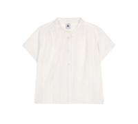 Petit Bateau A0DCL Blusa de Manga Corta, Blanc, 3 ANS para Niñas