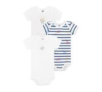 Petit Bateau A0DEH, Nosotros bodis de manga corta Unisex bebé, Variante 1, 3 meses