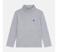 PETIT BATEAU Camiseta interior de algodón. Color Gris Jaspeado