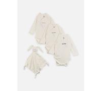 Petit Bateau Coffret cadeau naissance en coton brodé 12M Blanco