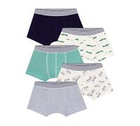 Petit Bateau - Juego de Boxers Infantiles de algodón con Estampado de Animales, Multicolor, 2 años