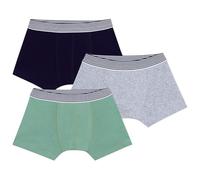 Petit Bateau - Juego de Boxers para niños (algodón Liso), Multicolor, 10 años