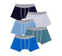 Petit Bateau - Juego de Boxers para niños (algodón Liso), Multicolor, 8 años