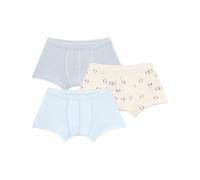 Petit Bateau - Juego de Boxers para niños de algodón con cinturón Estampado, Multicolor, 3 años