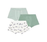 Petit Bateau - Juego de Boxers para niños de algodón con cinturón Estampado, Multicolor, 3 años