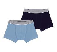 Petit Bateau - Juego de Boxers para niños de algodón y Elastano Liso, Multicolor, 10 años