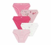 Petit Bateau - Juego de Bragas Infantiles de algodón con Estampado de Flores, Multicolor, 5 años