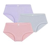 Petit Bateau - Juego de Bragas para niños, de algodón Calado, Talle Alto, Multicolor, 6 años