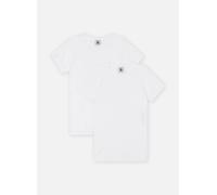 Petit Bateau Lot de 2 Tee-Shirts Manches Courtes Fill 5A Blanco