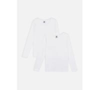 Petit Bateau Lot de 2 Tee-Shirts Manches Longues Fill 3A Blanco