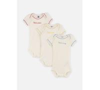 Petit Bateau Lot de 3 bodies Manches Courtes A0FQA 6M Multicolor