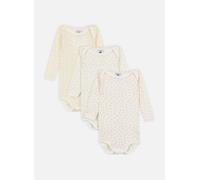 Petit Bateau Lot de 3 Bodies Manches Longues Cœur de 6M Multicolor