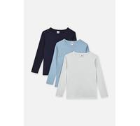 Petit Bateau Lot de 3 Tee-Shirt Manches Longues Garçon 5A Blanco