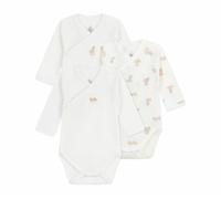 Petit Bateau Lot X3 Bod Ropa interior DÍA Unisex bebé (Pack de 3)