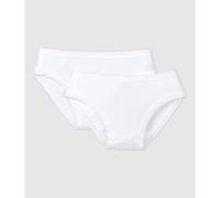 PETIT BATEAU Lote de 2 braguitas. Color Blanco