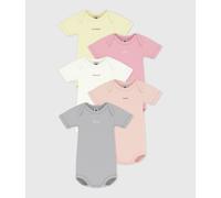 PETIT BATEAU Lote de 5 bodies de manga corta 3 meses-3 años. Color Multicolor