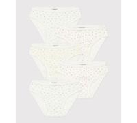 Petit Bateau Lot de 5 Culottes Cœur de Beurre 5A Multicolor